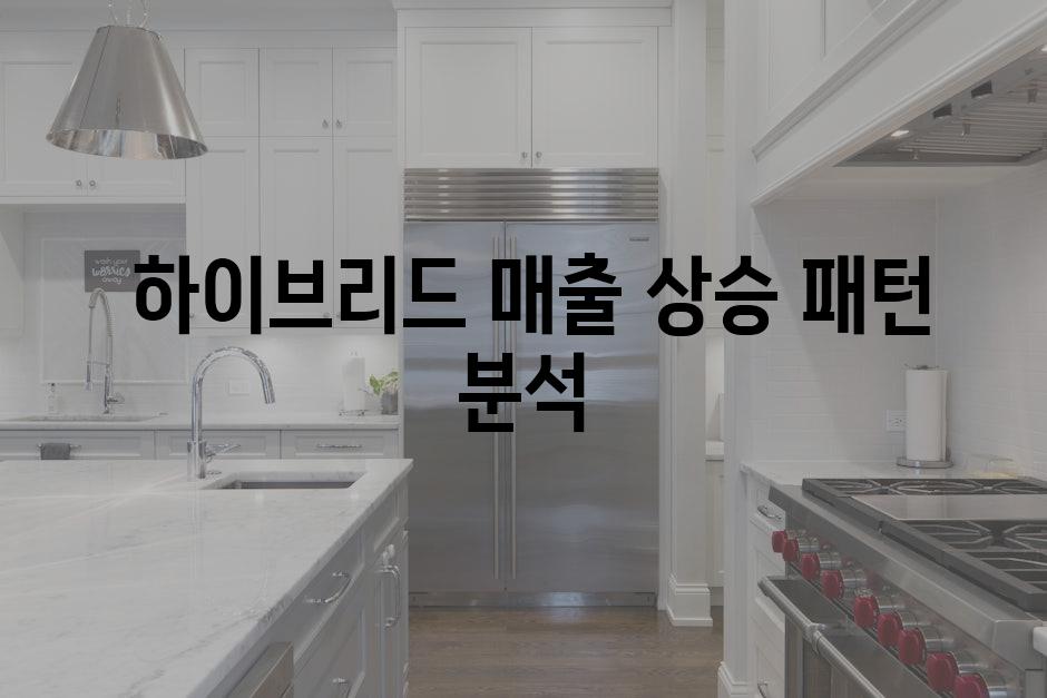  하이브리드 매출 상승 패턴 분석