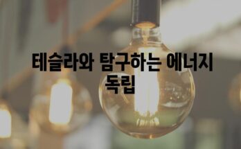 테슬라와 함께 짓는 지속 가능한 미래| 가정에 태양광 통합 가이드