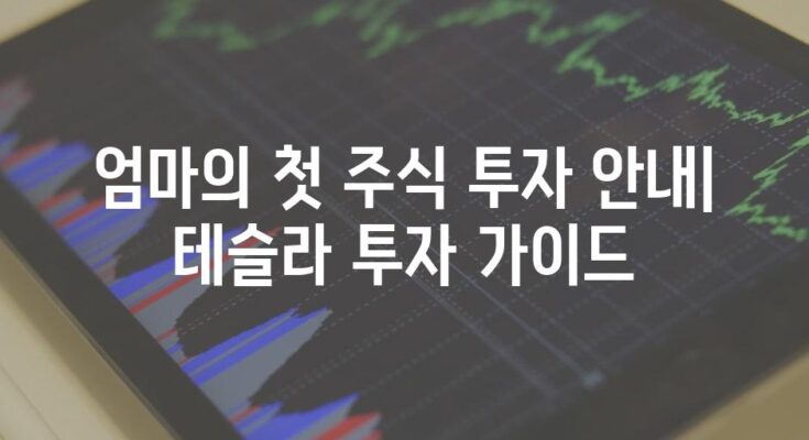 엄마의 첫 주식 투자 안내| 테슬라 투자 가이드