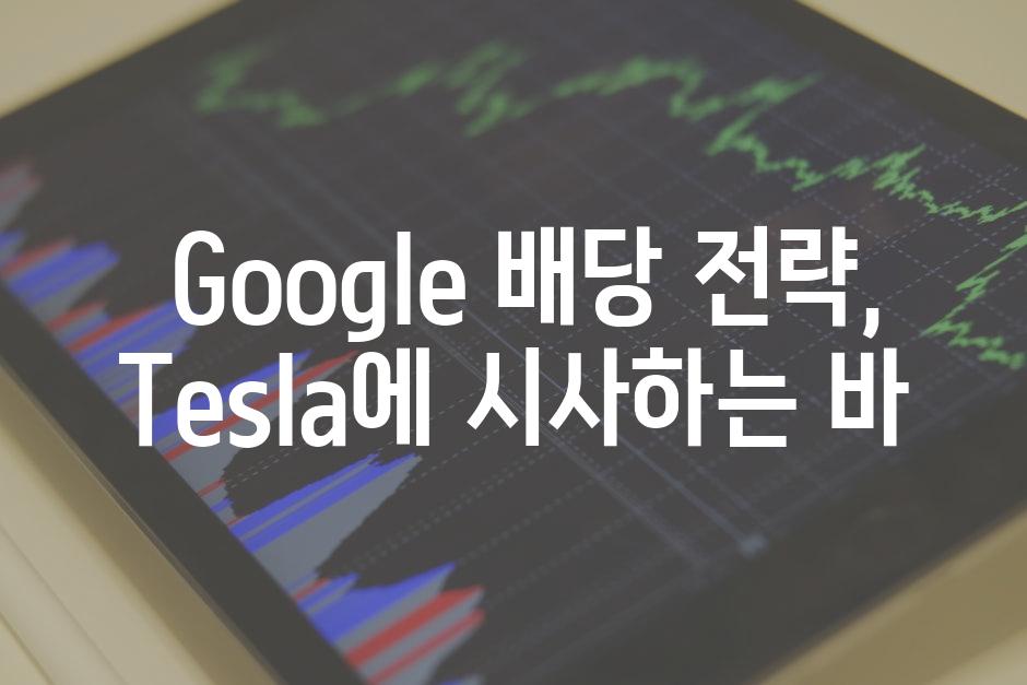  Google 배당 전략, Tesla에 시사하는 바