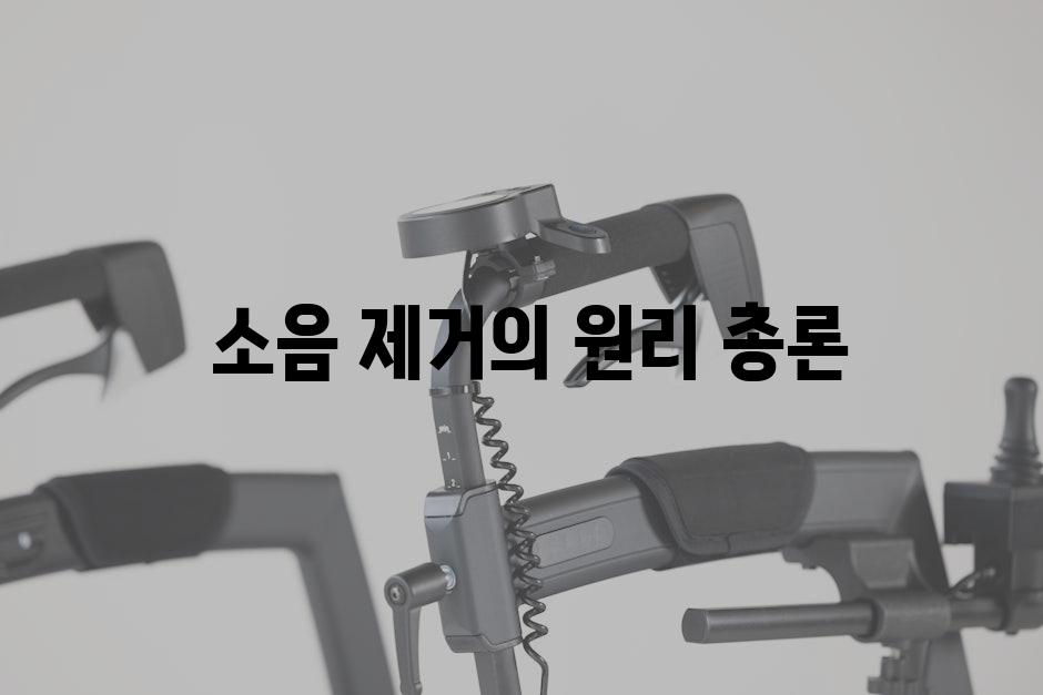  소음 제거의 원리 총론