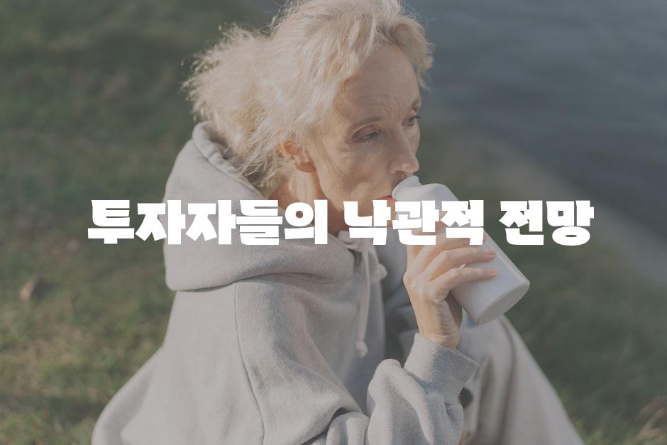  투자자들의 낙관적 전망