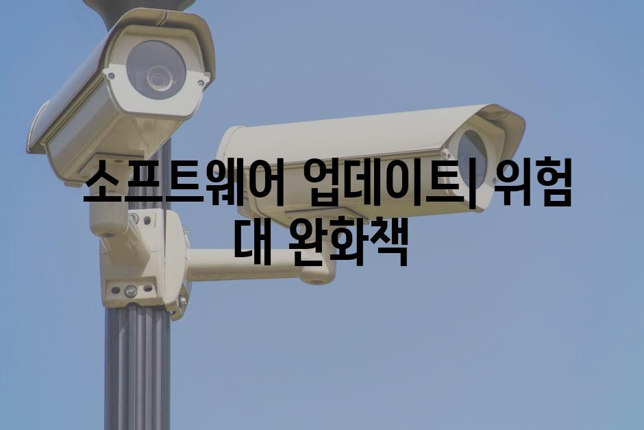  소프트웨어 업데이트| 위험 대 완화책