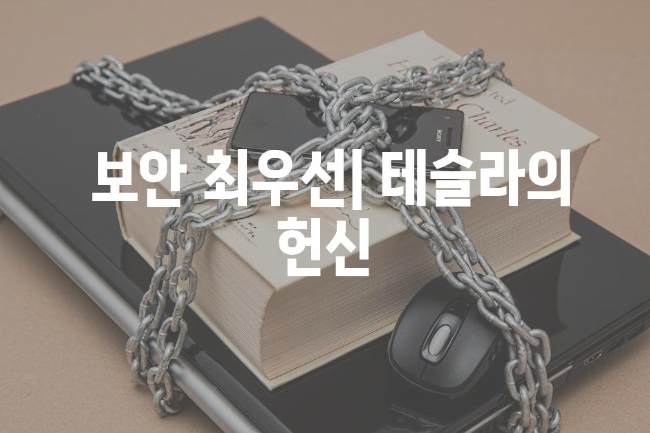  보안 최우선| 테슬라의 헌신