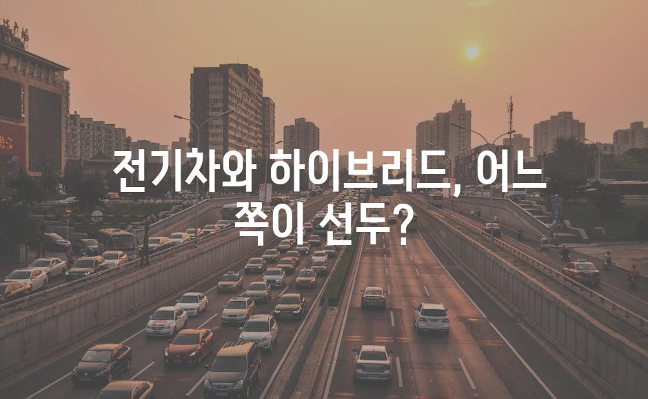  전기차와 하이브리드, 어느 쪽이 선두?