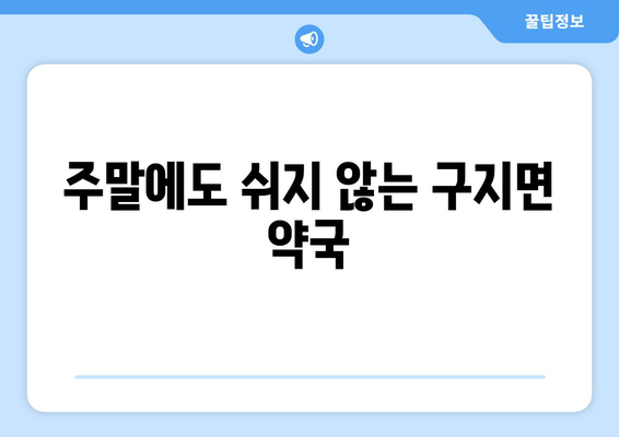 대구시 달성군 구지면 24시간 토요일 일요일 휴일 공휴일 야간 약국