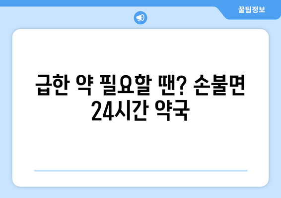 전라남도 함평군 손불면 24시간 토요일 일요일 휴일 공휴일 야간 약국