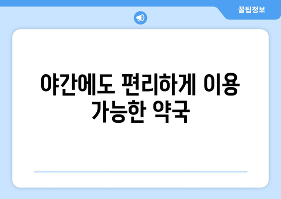 충청북도 충주시 중앙탑면 24시간 토요일 일요일 휴일 공휴일 야간 약국