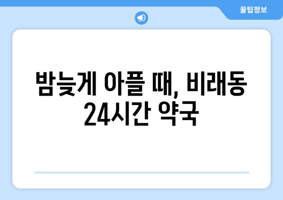 대전시 대덕구 비래동 24시간 토요일 일요일 휴일 공휴일 야간 약국