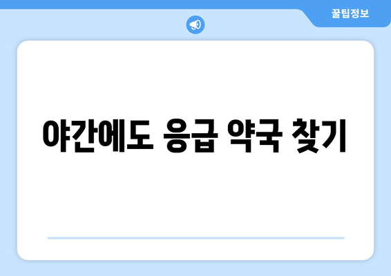 전라북도 정읍시 이평면 24시간 토요일 일요일 휴일 공휴일 야간 약국