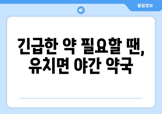 전라남도 장흥군 유치면 24시간 토요일 일요일 휴일 공휴일 야간 약국