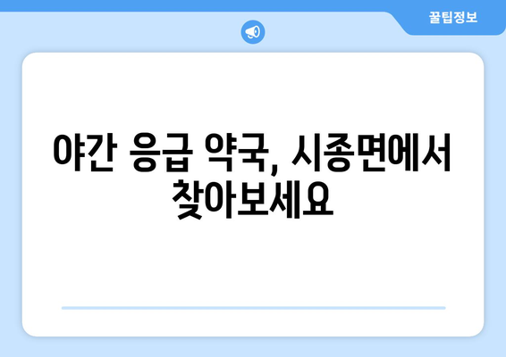 전라남도 영암군 시종면 24시간 토요일 일요일 휴일 공휴일 야간 약국