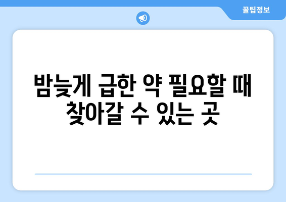 부산시 영도구 청학2동 24시간 토요일 일요일 휴일 공휴일 야간 약국