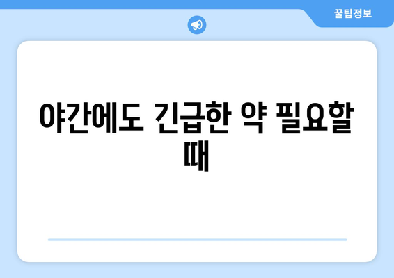 부산시 서구 남부민1동 24시간 토요일 일요일 휴일 공휴일 야간 약국