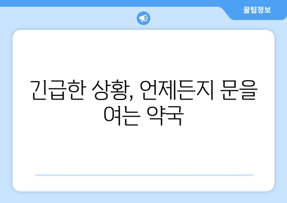 충청북도 충주시 교현2동 24시간 토요일 일요일 휴일 공휴일 야간 약국