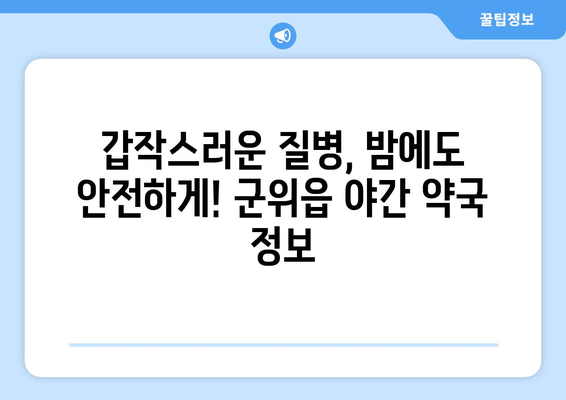 대구시 군위군 군위읍 24시간 토요일 일요일 휴일 공휴일 야간 약국