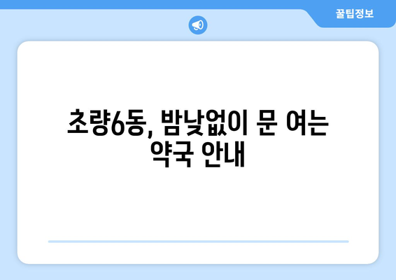 부산시 동구 초량6동 24시간 토요일 일요일 휴일 공휴일 야간 약국