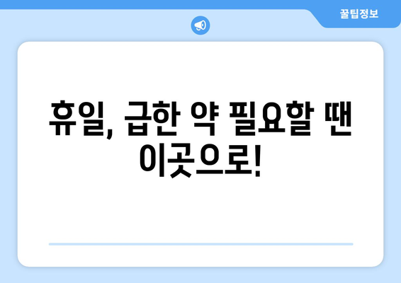 서울시 서대문구 홍제제2동 24시간 토요일 일요일 휴일 공휴일 야간 약국