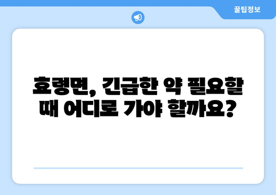 경상북도 군위군 효령면 24시간 토요일 일요일 휴일 공휴일 야간 약국