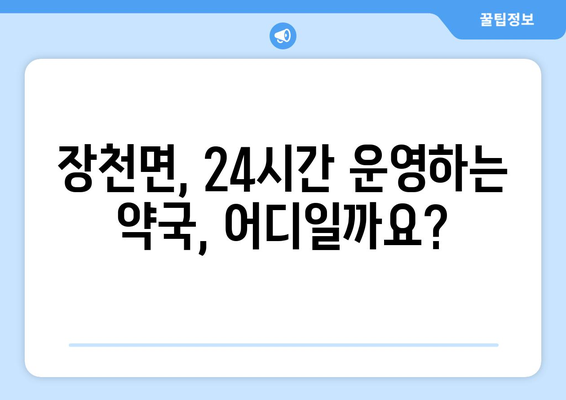 경상북도 구미시 장천면 24시간 토요일 일요일 휴일 공휴일 야간 약국