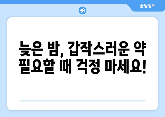 광주시 광산구 송정1동 24시간 토요일 일요일 휴일 공휴일 야간 약국