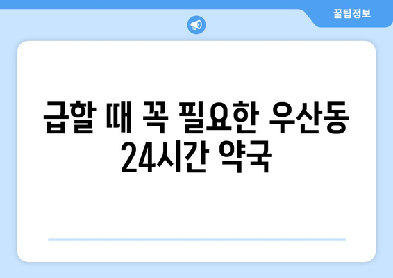 광주시 광산구 우산동 24시간 토요일 일요일 휴일 공휴일 야간 약국