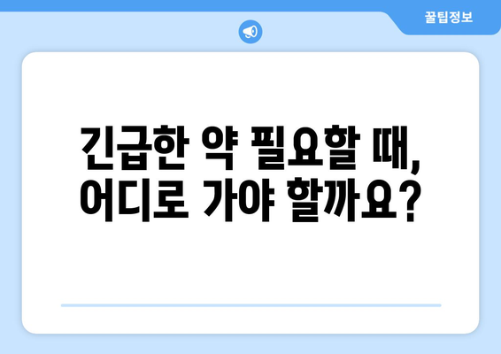 서울시 은평구 구산동 24시간 토요일 일요일 휴일 공휴일 야간 약국