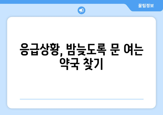 경상북도 의성군 봉양면 24시간 토요일 일요일 휴일 공휴일 야간 약국