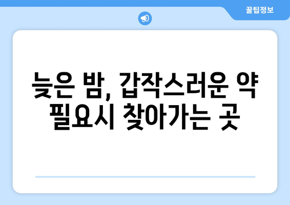 서울시 서대문구 충현동 24시간 토요일 일요일 휴일 공휴일 야간 약국