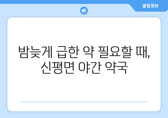 충청남도 당진시 신평면 24시간 토요일 일요일 휴일 공휴일 야간 약국