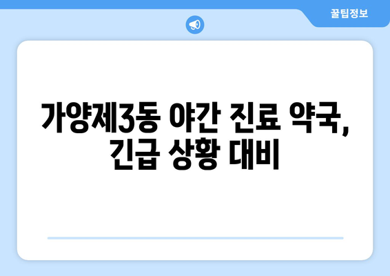 서울시 강서구 가양제3동 24시간 토요일 일요일 휴일 공휴일 야간 약국