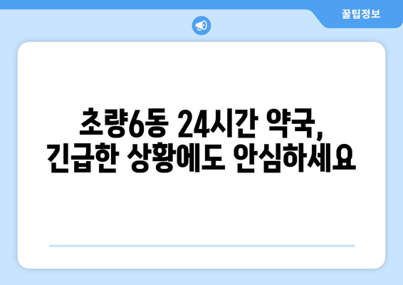 부산시 동구 초량6동 24시간 토요일 일요일 휴일 공휴일 야간 약국