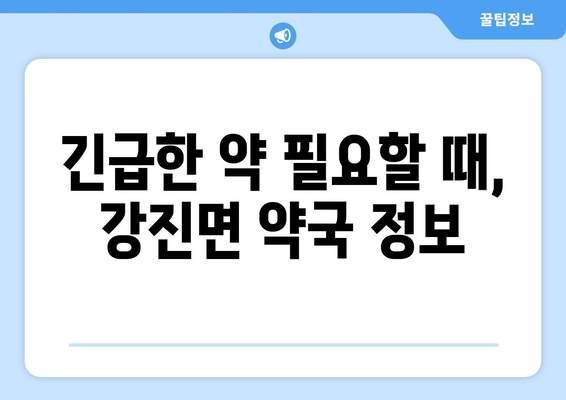 전라북도 임실군 강진면 24시간 토요일 일요일 휴일 공휴일 야간 약국