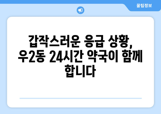 부산시 해운대구 우2동 24시간 토요일 일요일 휴일 공휴일 야간 약국