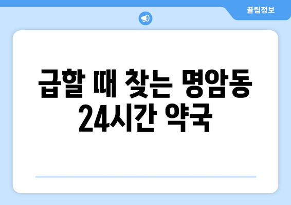 충청북도 청주시 상당구 명암동 24시간 토요일 일요일 휴일 공휴일 야간 약국