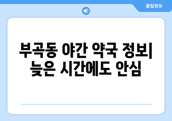 강원도 동해시 부곡동 24시간 토요일 일요일 휴일 공휴일 야간 약국