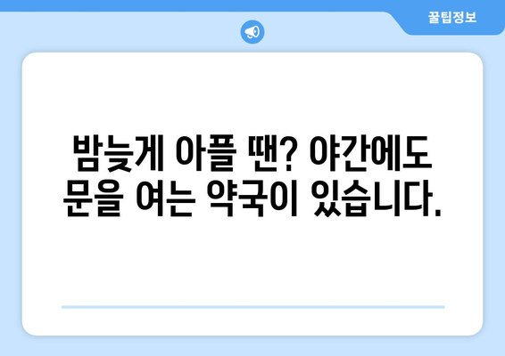 강원도 원주시 명륜2동 24시간 토요일 일요일 휴일 공휴일 야간 약국