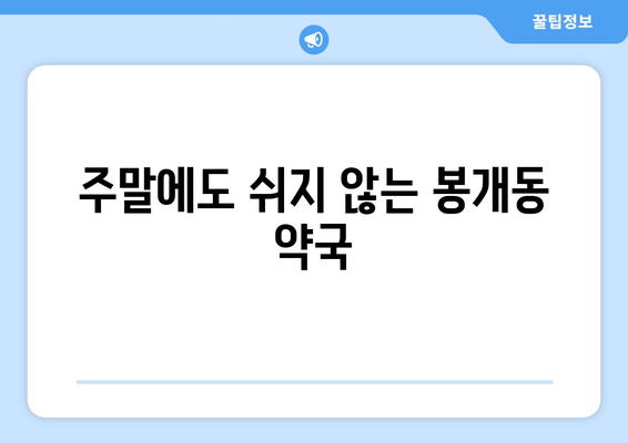 제주도 제주시 봉개동 24시간 토요일 일요일 휴일 공휴일 야간 약국