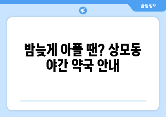 경상북도 구미시 상모동 24시간 토요일 일요일 휴일 공휴일 야간 약국